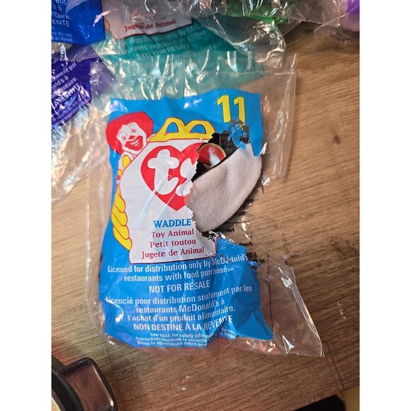 McDonald's TY Beanie Babies Complete Set of 12 In Original Bags 1998 Series - Picture 14 of 16